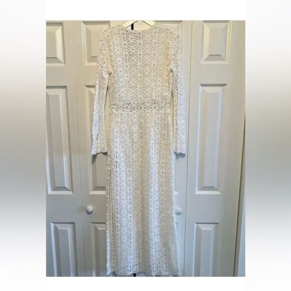 The Kooples White Long Sleeve Dress - Picture 12 of 15